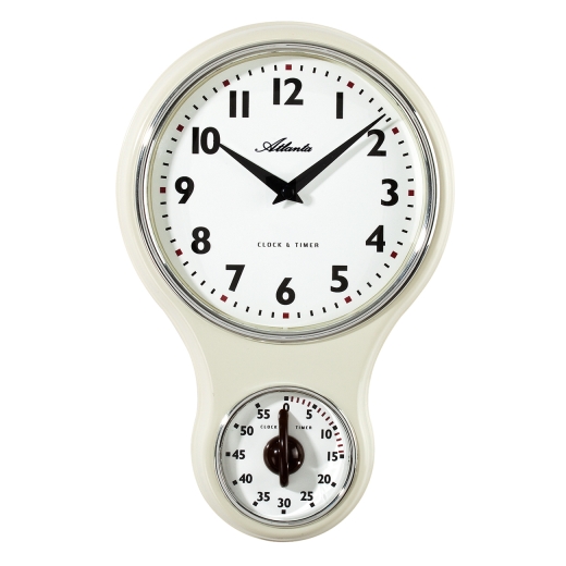 Wanduhr mit Timer