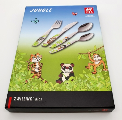 Zwilling Jungle beidseitige Gravur Name und Datum