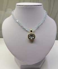 Edelsteinkette mit Anh�nger